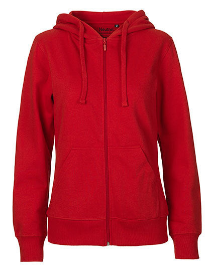 Ladies´ Zip Hoodie - Untergröße / Übergröße